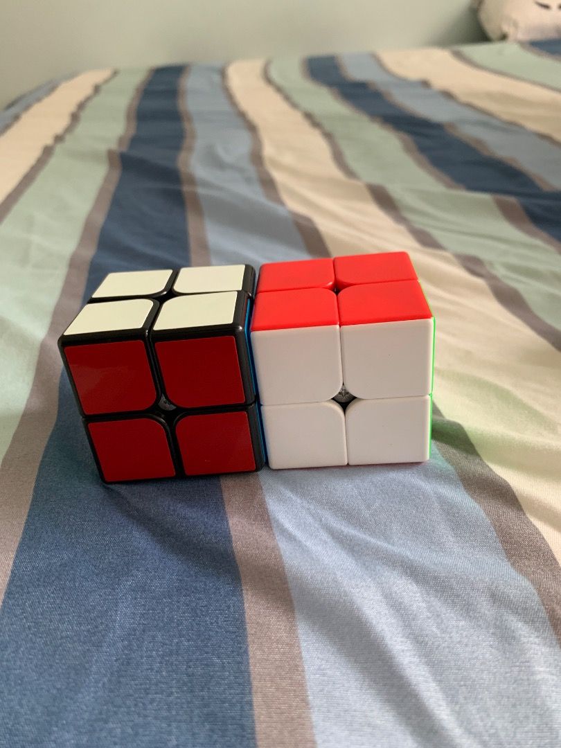 Rubik cube bundle (Category: Board Games & Puzzles) located in Singapore. Submitted by i_love_cubing (Listing ID 1468119366, Image 3). Description: There is gan 11 1 magnet and non magnetic 2x2 A force cube and a normal for f2l practice A random shape shifting cube Can nego.