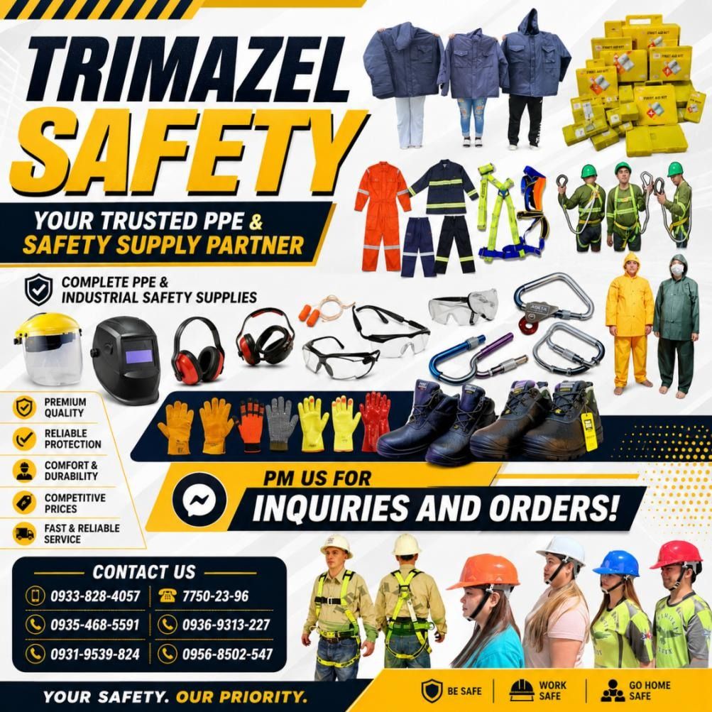 SAFETY SUPPLY (Category: Looking For) located in Pasig City. Submitted by cruzmia.825 (Listing ID 1468061588, Image 1). Description: ✅ Guaranteed lowest price ✅ Quality products ✅ Big discount for bulk orders ✅ 100% LEGIT TRUSTED SUPPLIER! ✅ With Complete Legal Documents ✅ BIR Registered We Supply All Kinds Of PPE Supplies, Raincoat, Hard Hat, Cooler Box, Plastic Trash Bin, Road Barriers, Kayak Boats, Crystal Kayak, Traffic Cone, T-Bollards & All