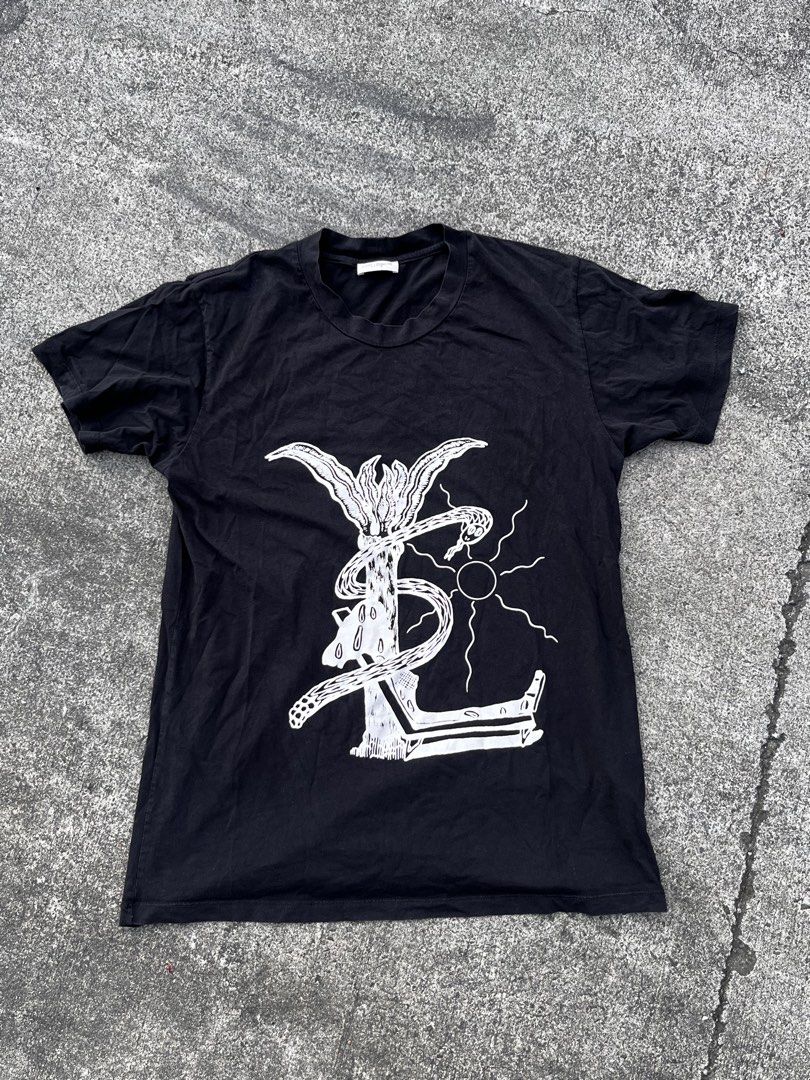 saint laurent paris hedi slimane era (Category: Tshirts & Polo Shirts ) located in Manila. Submitted by moneyflipperyea (Listing ID 1468135406, Image 1). Description: size small good condition .