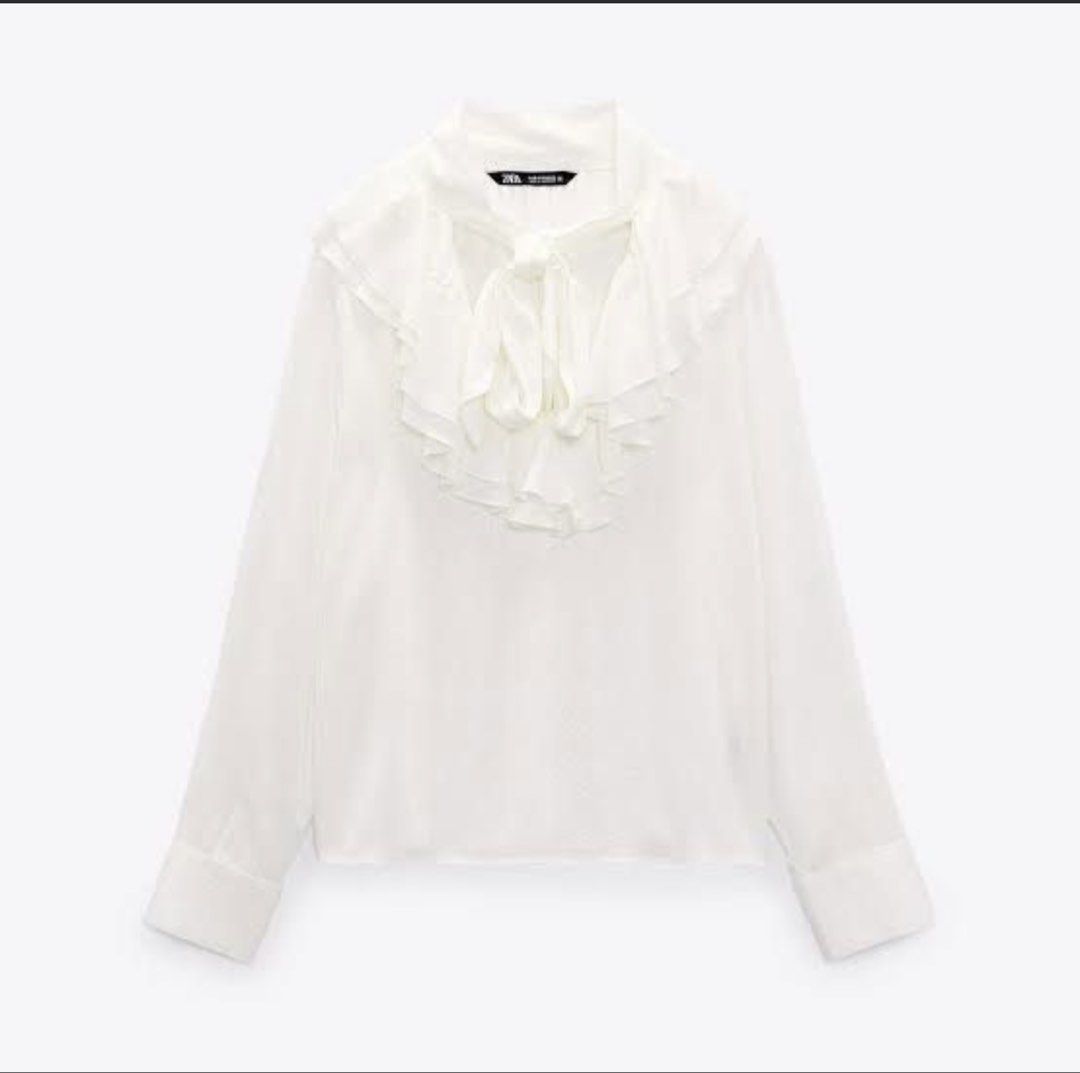 SALE‼️ZARA ruffle top (Category: Longsleeves) located in San Jose del Monte. Submitted by senorita_wella (Listing ID 1468071768, Image 2). Description: .