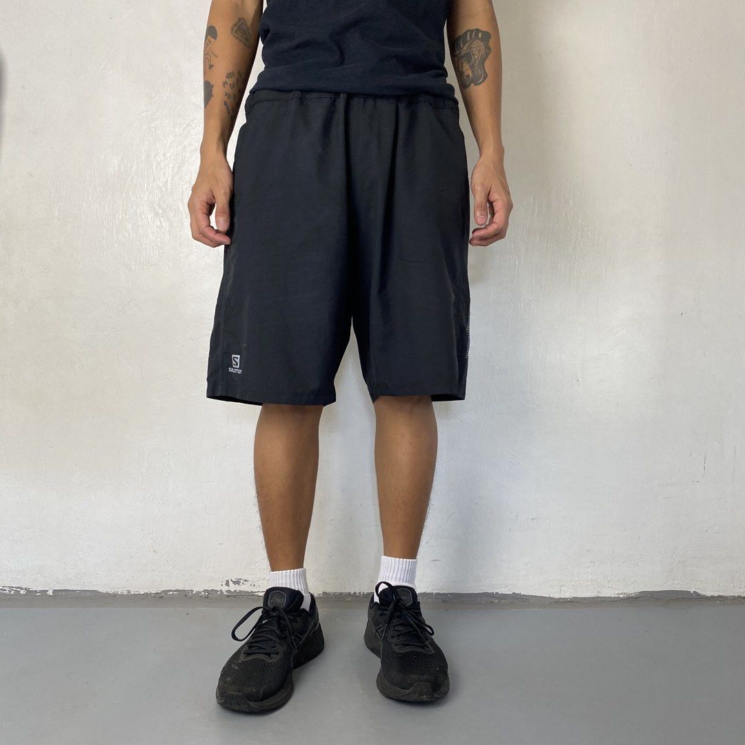Salomon 🩳 | Black Active Short (Category: Shorts) located in Bulacan. Submitted by orc.ph (Listing ID 1468151078, Image 2). Description: Salomon 🩳 | Black Active Short Material Used: Polyester - Black - Active Dry - Multi Pockets - Active wear - Inner Cycling - Casual - Semi Formal - Streetwear - Short -Size: XXL -Waistline: 38” -Length: 20” -Thighs: 14.5” -Leg Opening: 13” -Rise: 13” -Model: ‘’5’5, 65kg, Waistline 32 - Medium to Large Frame Pr