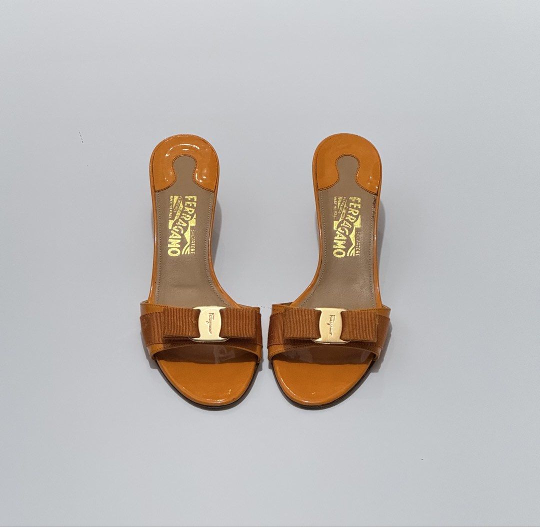 Salvatore Ferragamo (Category: Heels) located in Quezon City. Submitted by byuklph (Listing ID 1468237834, Image 2). Description: Auth💯size38.5 Excellent condition Normal signs of used No inclusion .