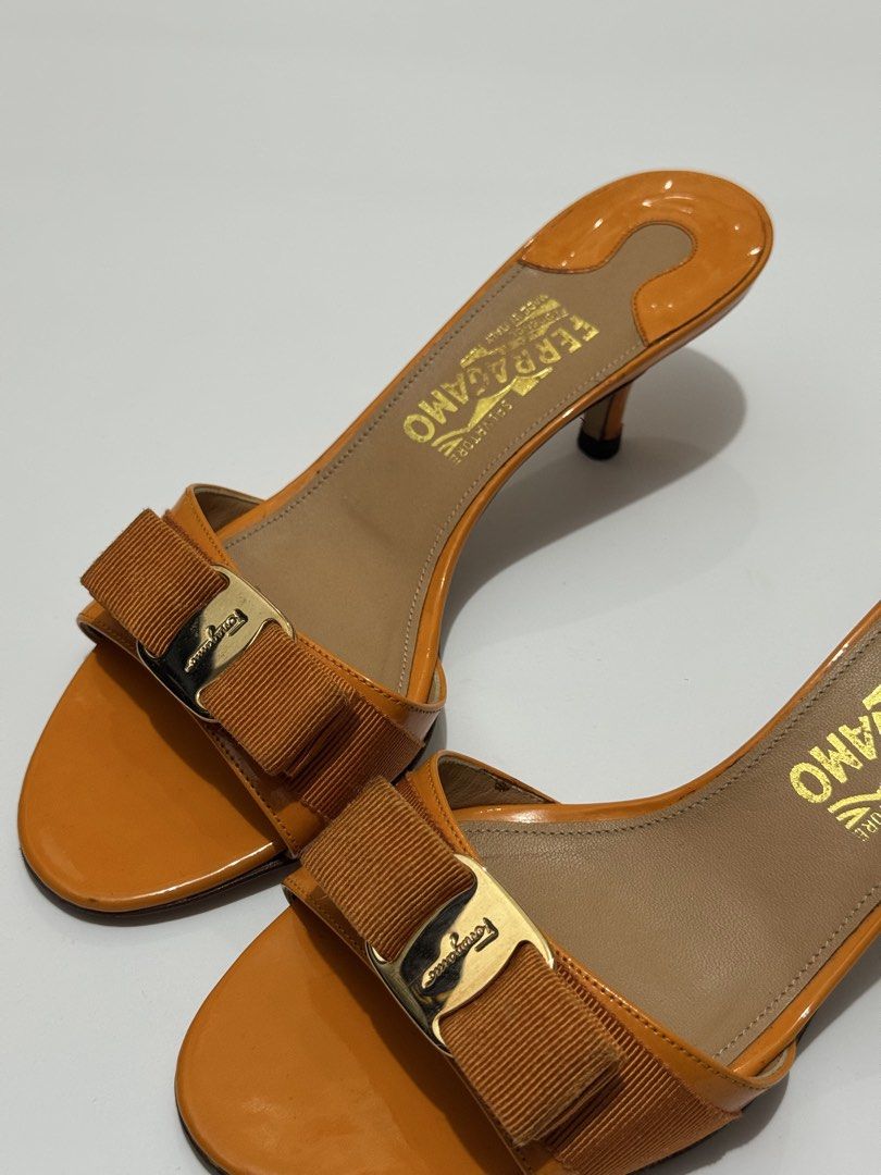 Salvatore Ferragamo (Category: Heels) located in Quezon City. Submitted by byuklph (Listing ID 1468237834, Image 3). Description: Auth💯size38.5 Excellent condition Normal signs of used No inclusion .