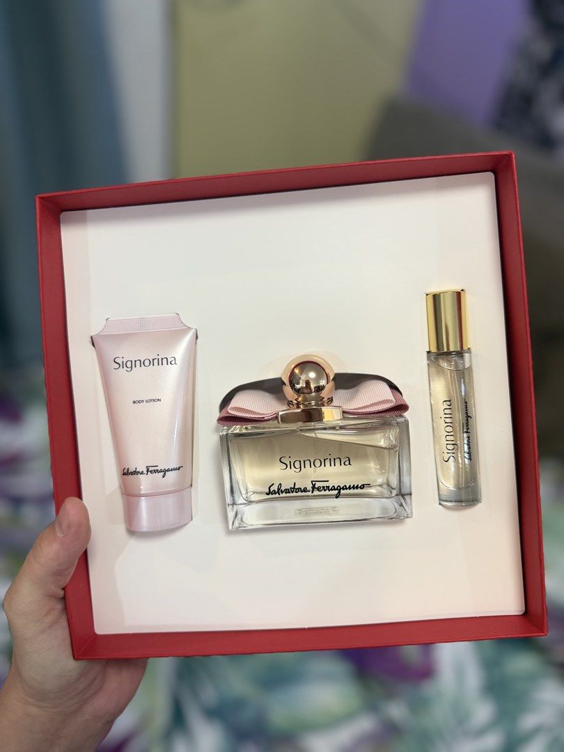Salvatore Ferragamo Perfume Set (Category: Fragrance & Deodorants) located in Paranaque City. Submitted by oommggg (Listing ID 1468074014, Image 1). Description: Brandnew Original 100% If nag dududa wag mag inquire Paranaque.