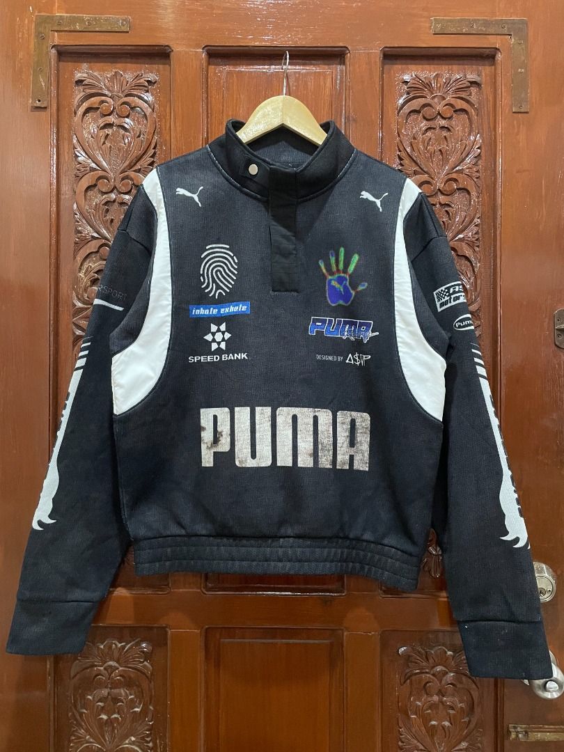 "SAMPLE" Puma x A$AP ROCKY Sweatshirt (Category: Hoodies) located in Lucena. Submitted by 0174.archive (Listing ID 1468126131, Image 1). Description: very good used condition no flaws blank tags Actual Measurements (inches) Chest (pit to pit): 22 Length: 27 Shoulder:18 Sleeve:26 Message before buying if you have question Items are new / pre-loved / second hand used Manage your expectations Buy with confidence. No return no exchange.