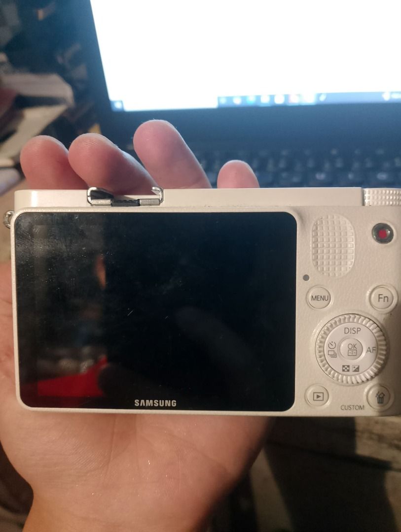 samsung nx1000 not fully tested!! (Category: Cameras) located in Manila. Submitted by allaboutcollections (Listing ID 1468068552, Image 1). Description: samsung nx1000 not fully tested nag oon pero walang lens to test ok screen nya no need na ng gantong camera since my fuji na selling as ASIS!!! can use for parts or restore kayo na bahala 2500pesos negotiable!!.