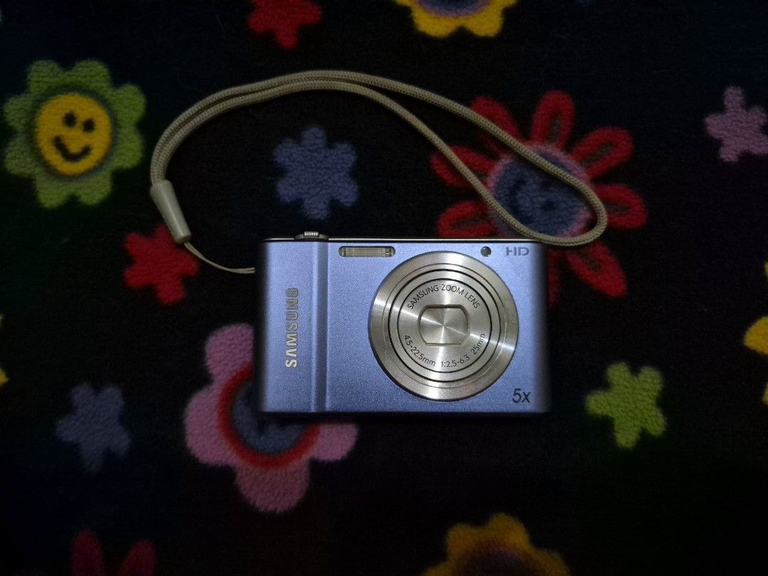 Samsung ST66 Digital Camera (Category: Cameras) located in Taguig. Submitted by mvgc04 (Listing ID 1468075200, Image 1). Description: Price is negotiable! (kindly send your offers) NO COSMETIC DEFECT Inclusions: Comes with a handy wrist strap ISSUES: LCD burn (doesn't affect picture outcome), needs a new battery - Lens: 5X Optical Zoom - Features: Rear LCD screen, standard navigation buttons, and mode selection - Condition: Powers up and fully op