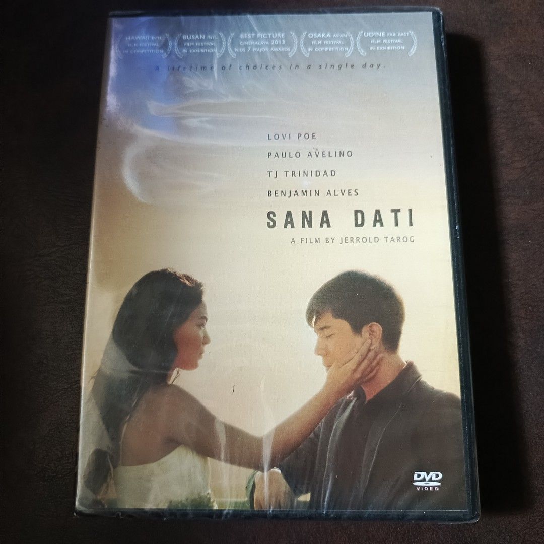 Sana Dati (2013) DVD FOR SALE (Category: CDs & DVDs) located in Makati City. Submitted by pedro_evangelista (Listing ID 1468148976, Image 1). Description: MEET-UPS: Waltermart Makati, Makati Central Square SHIPPING: LBC COP/JRS EXPRESS/LALAMOVE (c/o buyer) MOP: GCash, GOTyme Bank Sana Dati (2013) Director: Jerrold Tarog. Cast: Lovi Poe, Paulo Avelino, TJ Trinidad, Benjamin Alves. P 200.00 Andrea Gonzaga is about to marry a man she doesn't love wh