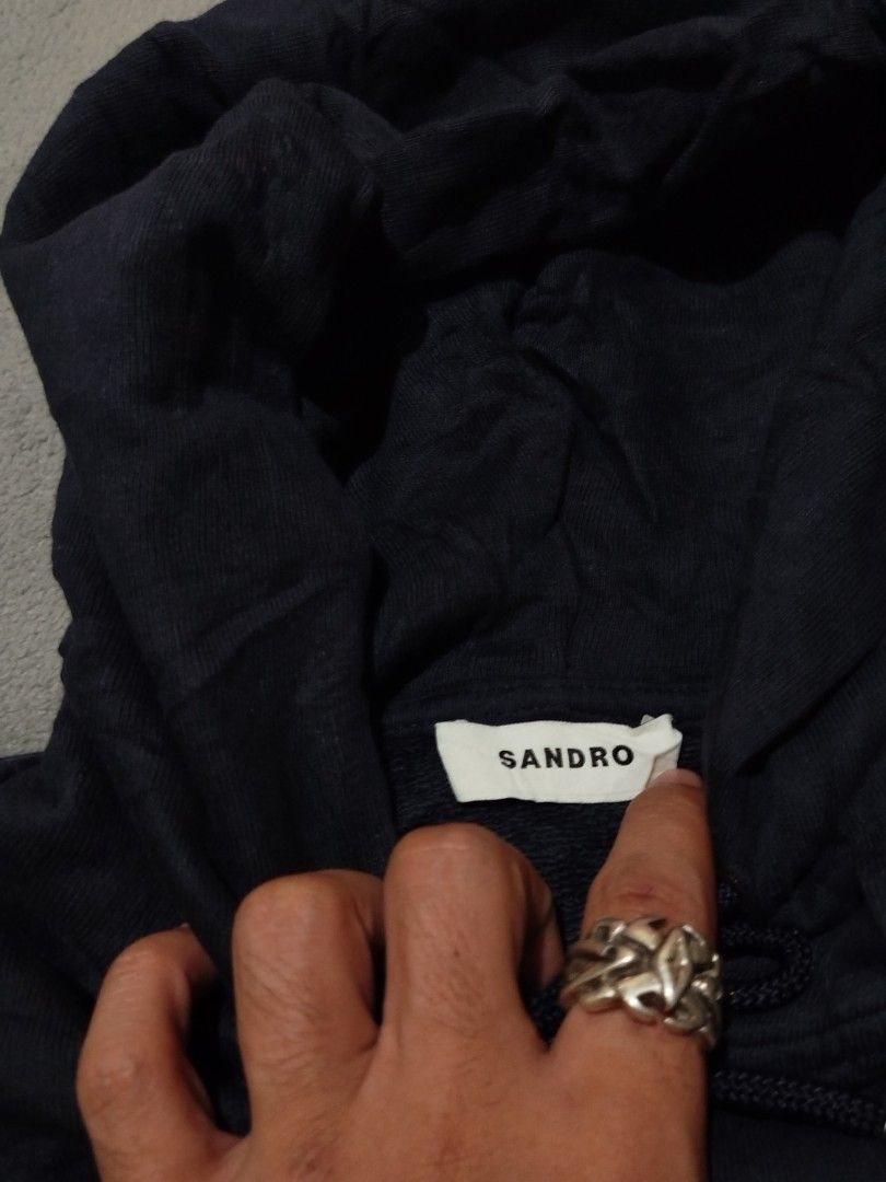SANDRO TIGER PATCH HOODIE IN NAVYBLUE (Category: Looking For) located in Lipa City. Submitted by france01825 (Listing ID 1468233504, Image 3). Description: .