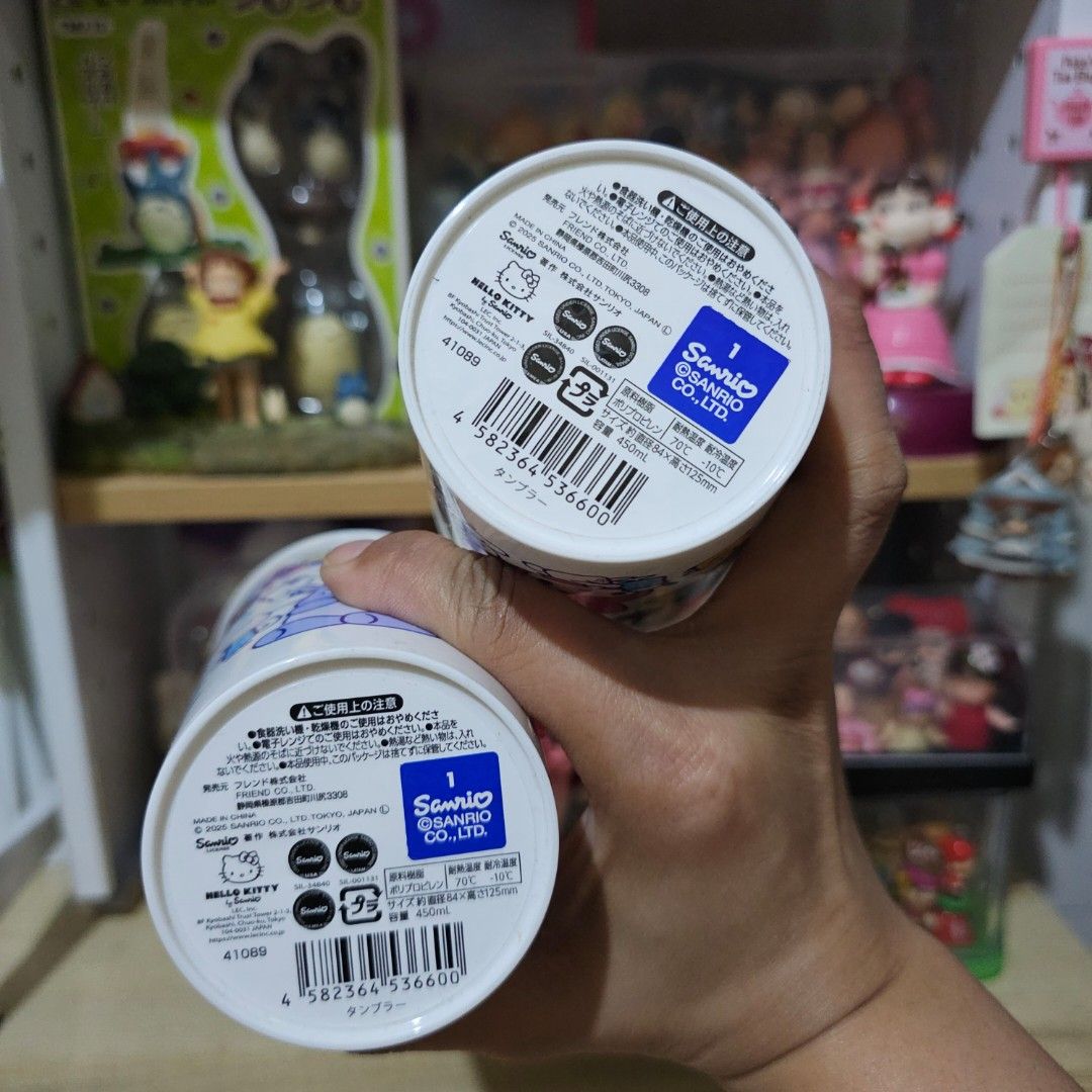 Sanrio Friends Cups (Category: Character Goods) located in Manila. Submitted by lovelylovesjapan (Listing ID 1468207115, Image 3). Description: 🌸The item is on-hand and authentic from Japan 🌸Mode of Payment (MOP): GCASH/Bank Transfer 🌸Mode of Delivery (MOD): J&T or Lalamove (Shipping every Saturdays and Sundays) Notes: 🩷Breakable items are packed with care and caution. Seller will not be held liable for any damages incurred by the courier upo