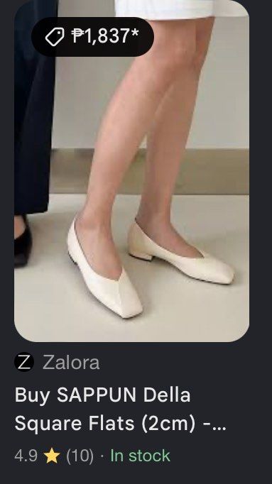 Sappun sandals (Category: Flats & Sandals) located in Manila. Submitted by ejothegod (Listing ID 1468065792, Image 3). Description: For sale sappun Size 24 Brandnew 1k Calamba loc.