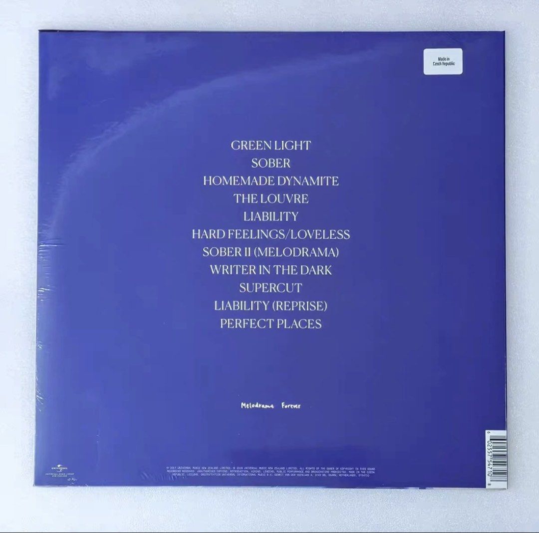 [SEALED] Lorde Melodrama Vinyl Record LP (Category: Vinyls) located in Baguio. Submitted by bluezhy (Listing ID 1468225227, Image 2). Description: - Brand new, still in original plastic shrink wrap (untouched) ₱1,900 Negotiable.