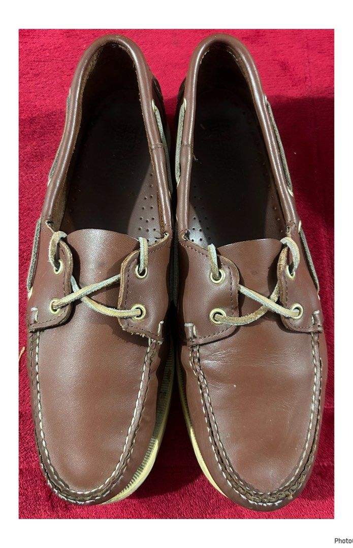 Sebago Docksides brown leather boat shoes (Category: Casual Shoes) located in Pasig City. Submitted by califinestcollectibles (Listing ID 1468125847, Image 2). Description: Sebago Docksides brown leather boat shoes S#0030 US: 12 EUR: 43.5 UK: 9.5 • Actual and detailed photos are already posted—kindly check all photos. • When-worn photos are not provided due to sanitary reasons. • All items are pre-washed. • Complete details are stated in the list