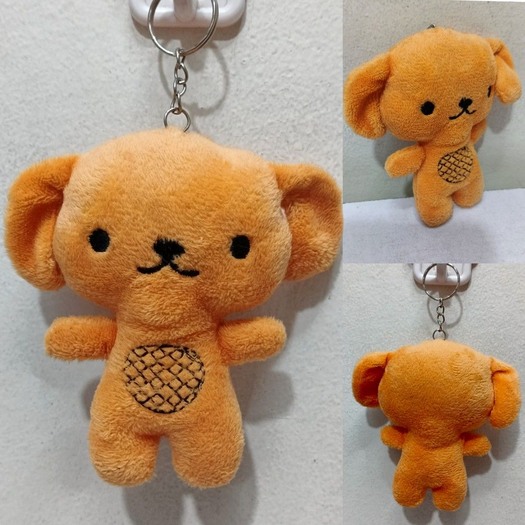 Sekiguchi How How Dog plush keychain (Category: Plushies & Soft Toys) located in Pasig City. Submitted by muffinstoysshop (Listing ID 1468224461, Image 1). Description: - Size :4 - INCH / 10 cm - Quantity: 1 pc - Good as new - Cleaned & Sanitized - Good Condition - What you see is what you get! - Item ON HAND ready for shipping - A great gift or collection Please keep following and supporting us, thank you 😊 #SekiguchiHowHow #Dogplush #keychain 