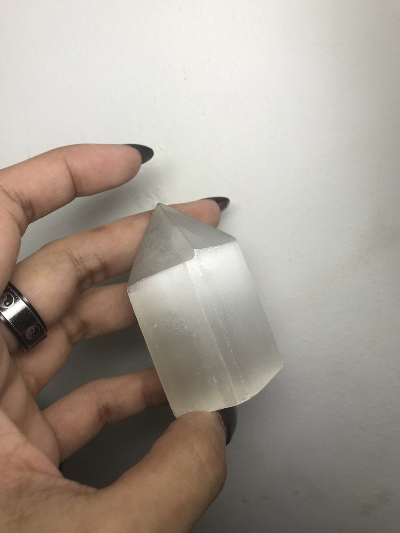 Selenite Crystal Tower (Category: Precious Stones) located in Marikina City. Submitted by _project.quartz (Listing ID 1468172258, Image 3). Description: RFS: reducing my curated collection, pieces are recently acquired Location: Marikina Can ship via j&t or lalamove.