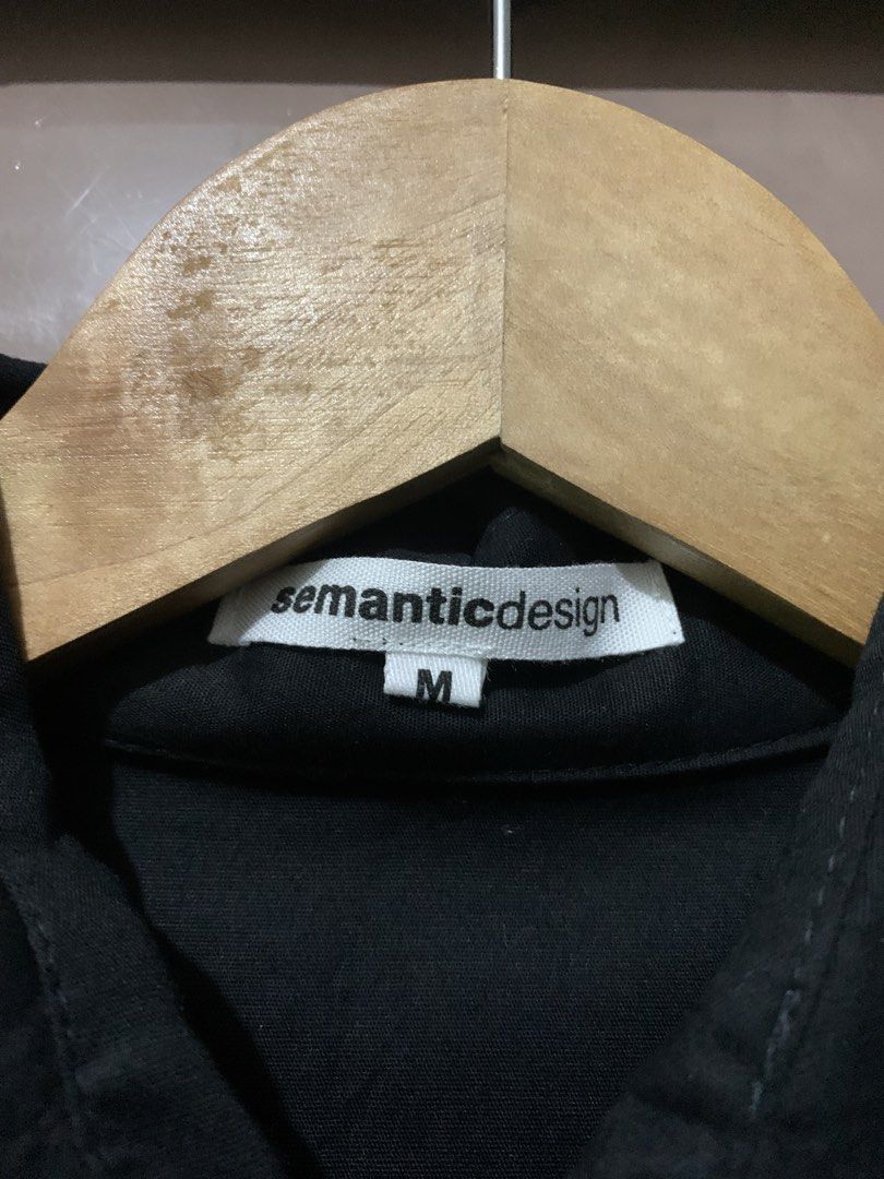 SEMANTIC DESIGN POLO MEN'S JAPAN (Category: Formal Shirts) located in Bulacan. Submitted by ridersthrift_ph (Listing ID 1468087942, Image 3). Description: Authentic Semantic Design Polo Mens Size Medium No Flaws Gcash Payment Bulacan 📍.