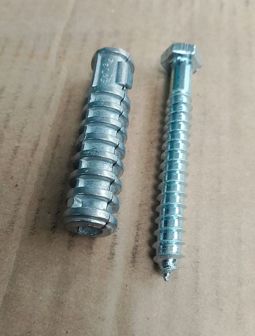 set lag screws and expansion shield Size: 3/8 x 3" (Category: Home Improvement Tools & Accessories) located in Manila. Submitted by 09171479278_elsie. (Listing ID 1468064257, Image 2). Description: set lag screws and expansion shield Size: 3/8 x 3".