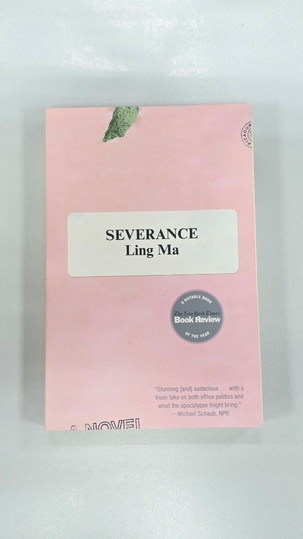 Severance by Ling Ma (Category: Storybooks) located in Pasig City. Submitted by funderW (Listing ID 1468173488, Image 1). Description: Condition: Great (Read once only) Genre: Fiction, Dystopia GoodReads Rating: 3.87 RFS: Decluttering Price is inclusive of the delivery fee if within Metro Manila. If location is outside MM, the delivery fee will be shouldered by the buyer. MOP: Gcash, GoTyme, Maribank MOD: J&T, Lalamove.