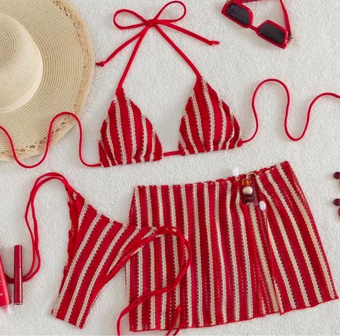 SHEIN Bikinis (Category: Bikinis & Swimsuits) located in Caloocan City. Submitted by inahchua (Listing ID 1468099777, Image 1). Description: SHEIN SWIMSUITS FOR SALE! 🩱☀️🌊 Decluttering my closet and selling these SHEIN swimsuits at a lower price! 💗 All are in Medium (M) and still in good condition. Perfect for your next beach trip or vacation! 🏝️ 💛 Yellow Swimsuit * Original Price: ₱380 * Selling Price: ₱290 * Condition: Never been used * Si
