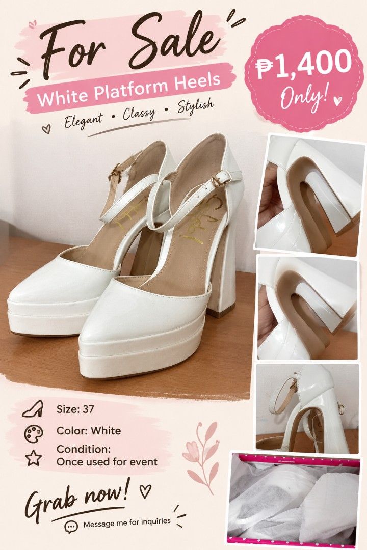 Shoes mo teh? (Category: Flats & Sandals) located in Manila. Submitted by avery1426 (Listing ID 1468093132, Image 1). Description: once used pm for further details meet-up tondo/divisoria.