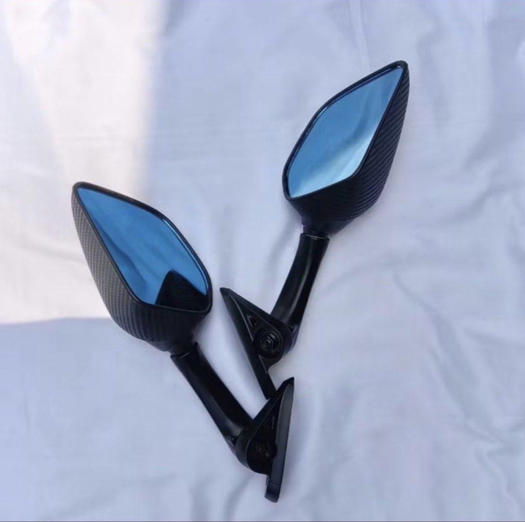Side mirror (Category: Motorcycle Accessories) located in Singapore. Submitted by alberio (Listing ID 1468111439, Image 1). Description: Side mirror for fairing bike - Condition New - Blue lens RFS: Not to my liking.