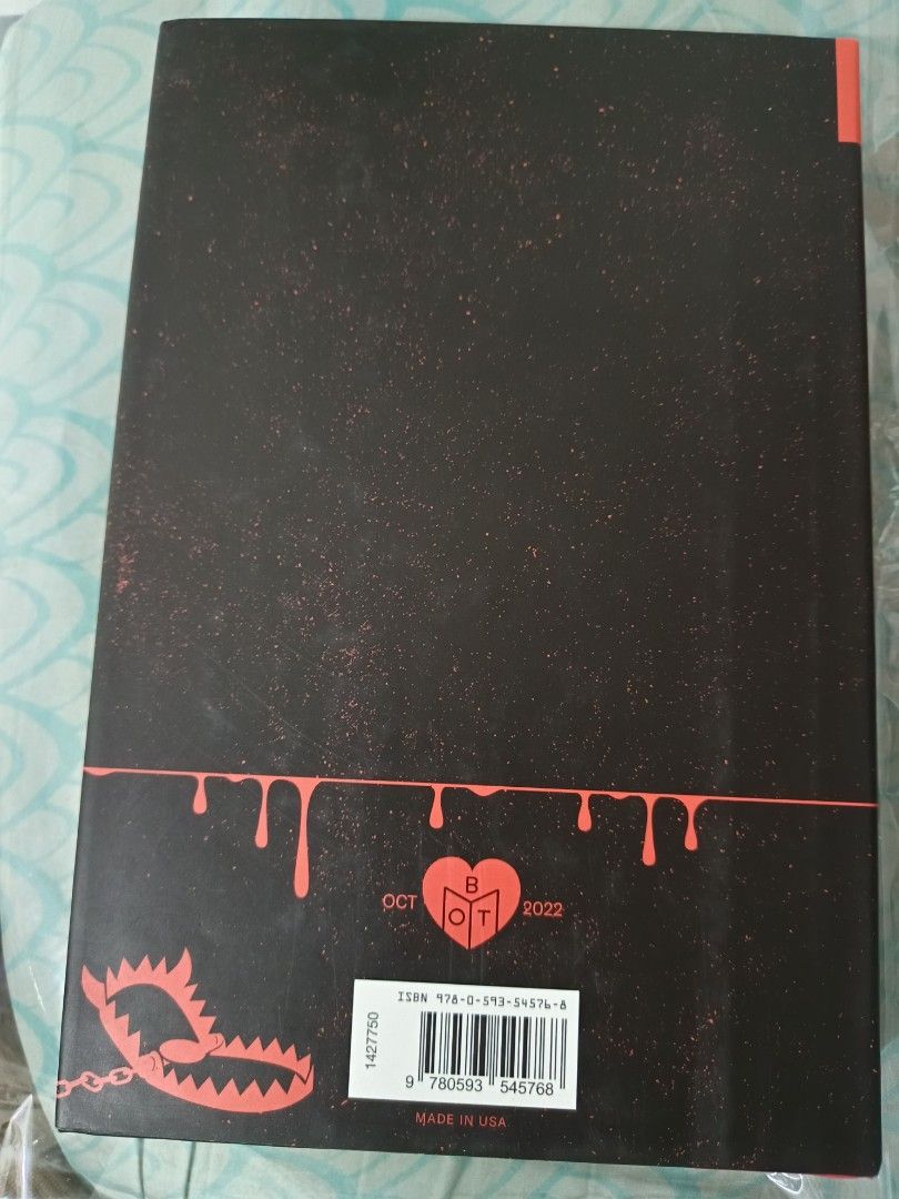 Sign Here by Claudia Lux Book (Category: Storybooks) located in Taguig. Submitted by joeeey23 (Listing ID 1468180328, Image 2). Description: - Title: Sign Here - Author: Claudia Lux - Edition: Hardcover, Book of the Month (October 2022) - Appearance: Black cover with striking red typography and trident design - ISBN: 978-0-593-54576-8 - Condition: Pages are completely intact with clean edges.