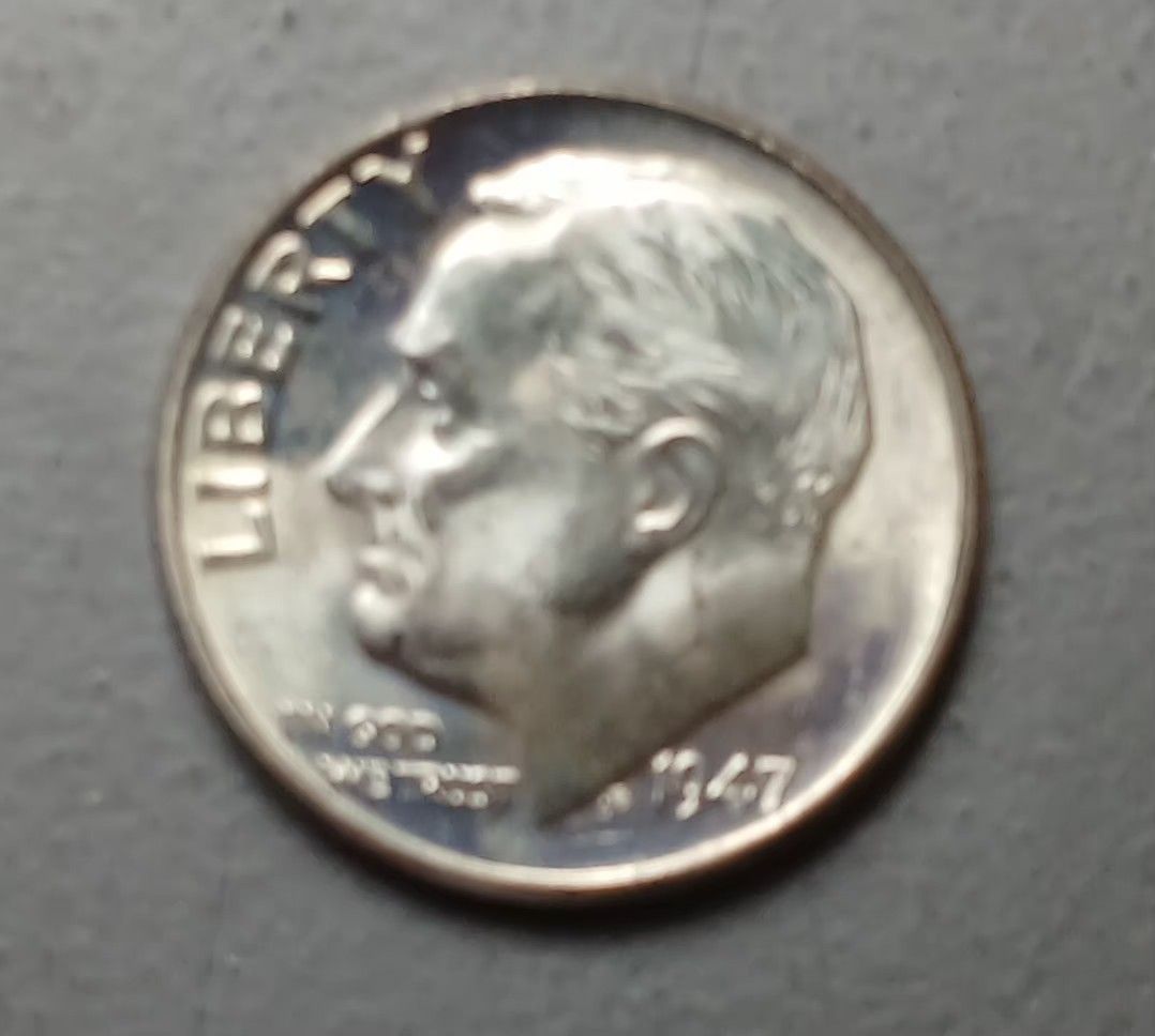 Silver coins 1 dime 1947 (Category: Currency) located in Lipa City. Submitted by MAGBABALOT7 (Listing ID 1468141545, Image 1). Description: uncirculated condition.