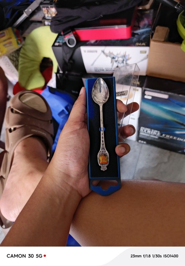 Silver plated tea spoon (Category: Vintage Collectibles) located in Marikina City. Submitted by eminachii (Listing ID 1468142775, Image 2). Description: silver plated tea spoon from norway vintage collectible.