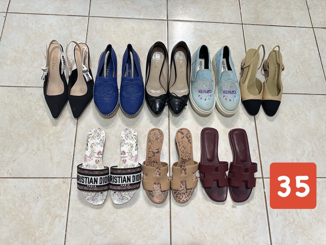 Size 35 (Category: Flats & Sandals) located in Marikina City. Submitted by georgiaprelovestuff (Listing ID 1468171946, Image 1). Description: size 35 PLEASE READ BEFORE MAKING AN OFFER: 🔹No inclusions since this is preloved 🔹NO to low ballers please 🔹NO meetups due to busy schedule 🔹If you make an offer, please get the item let's not waste each other's time 🔹NO return NO exchange NO cancellation 🔹Please manage your expectation since all ite