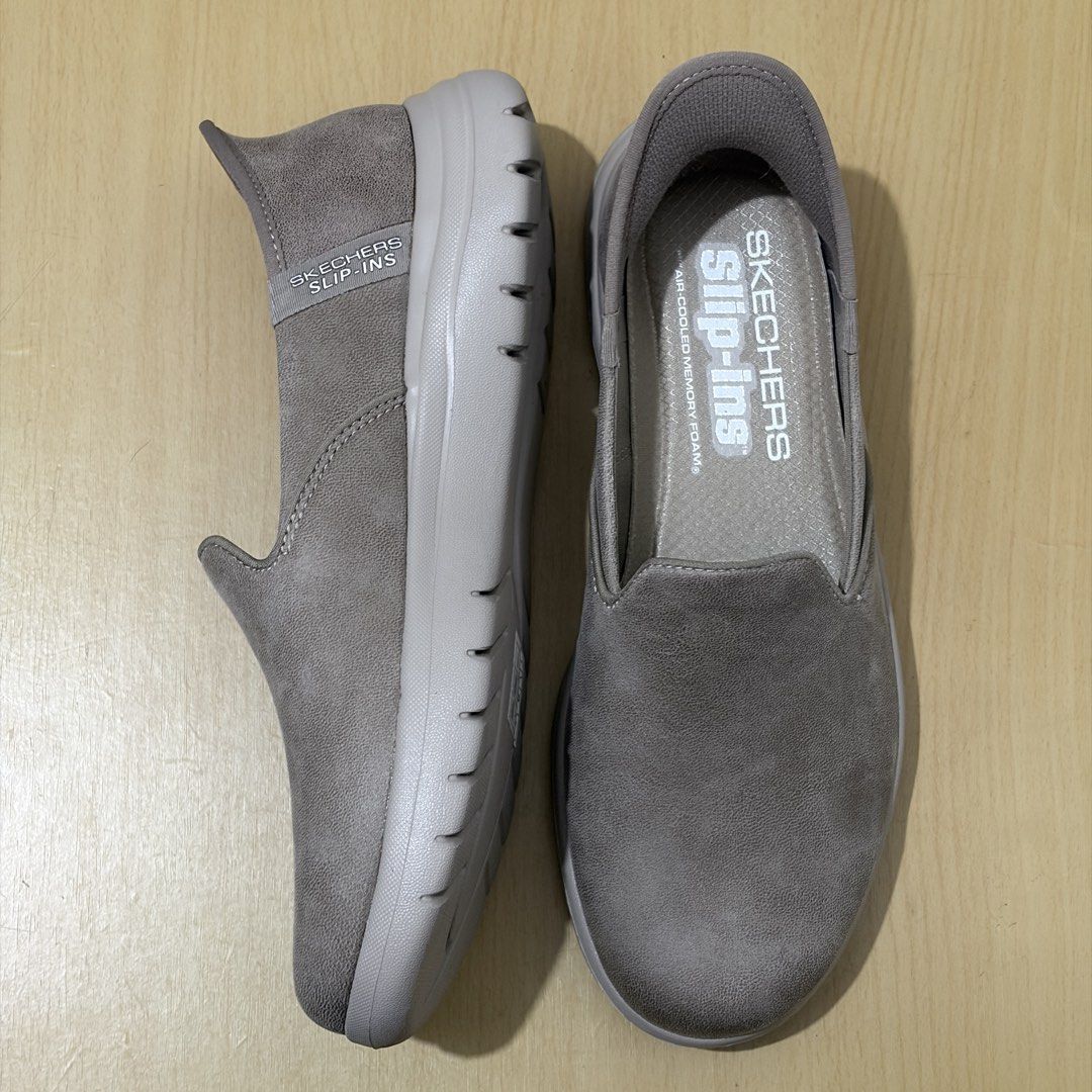 Skechers SIZE 7 Womens (Category: Sneakers) located in Manila. Submitted by heyadia (Listing ID 1468180954, Image 1). Description: BRAND NEW - Brand: Skechers - Model: Slip-Ins On-The-Go Flex - Color: Taupe - Size: US 7 / EUR 37 / UK 4 / 24 cm - Features: Hands-free slip-on design, 100% vegan, and machine washable - Perfect for everyday wear and utmost convenience - NOT FOR WIDE FEET - LAST PRICE POSTED.