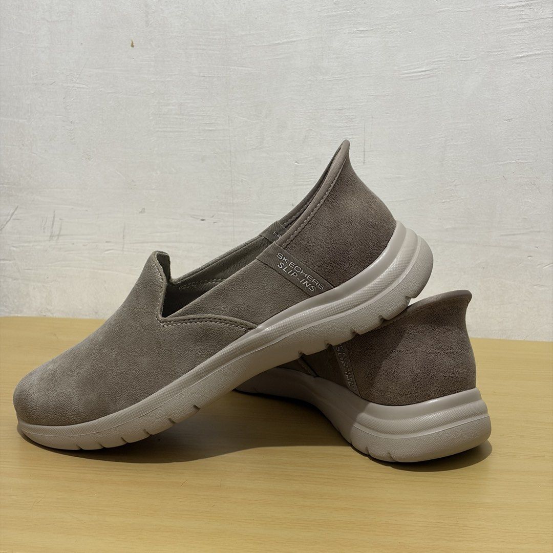 Skechers SIZE 7 Womens (Category: Sneakers) located in Manila. Submitted by heyadia (Listing ID 1468180954, Image 3). Description: BRAND NEW - Brand: Skechers - Model: Slip-Ins On-The-Go Flex - Color: Taupe - Size: US 7 / EUR 37 / UK 4 / 24 cm - Features: Hands-free slip-on design, 100% vegan, and machine washable - Perfect for everyday wear and utmost convenience - NOT FOR WIDE FEET - LAST PRICE POSTED.