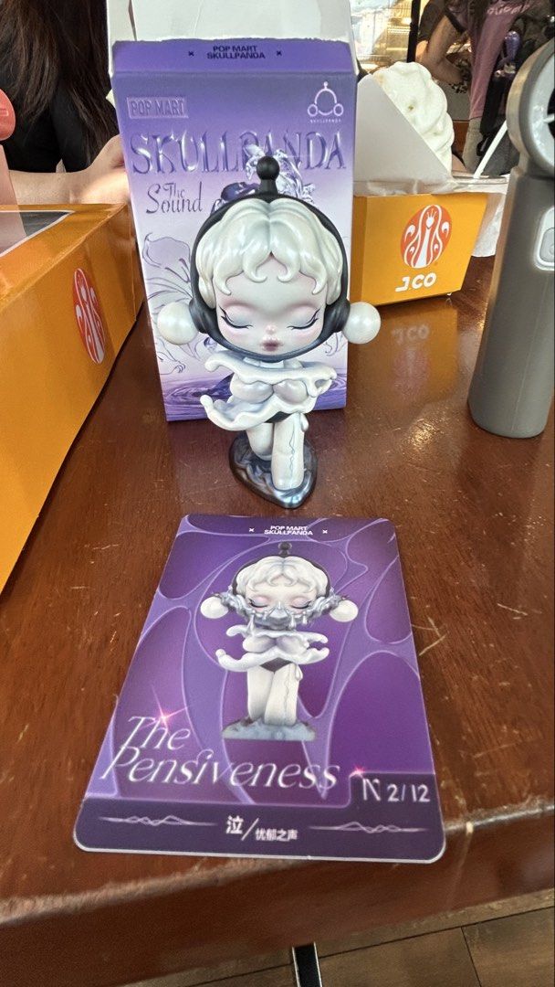 skull panda the pensiveness (Category: Designer & Blind Box Toys) located in Manila. Submitted by hirunlody (Listing ID 1468120428, Image 3). Description: fresh out of the box !! complete inclusion pa.