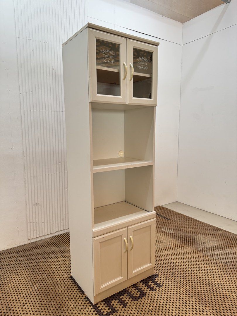 Slim kitchen cabinet (Category: Shelves, Cabinets & Racks) located in Quezon City. Submitted by matetdevis13 (Listing ID 1468215275, Image 2). Description: Slim Kitchen Cabinet with Storage Price: 6,900 L22.5 x W16.5 x H71 In good condition Code MJS28-MJ383.