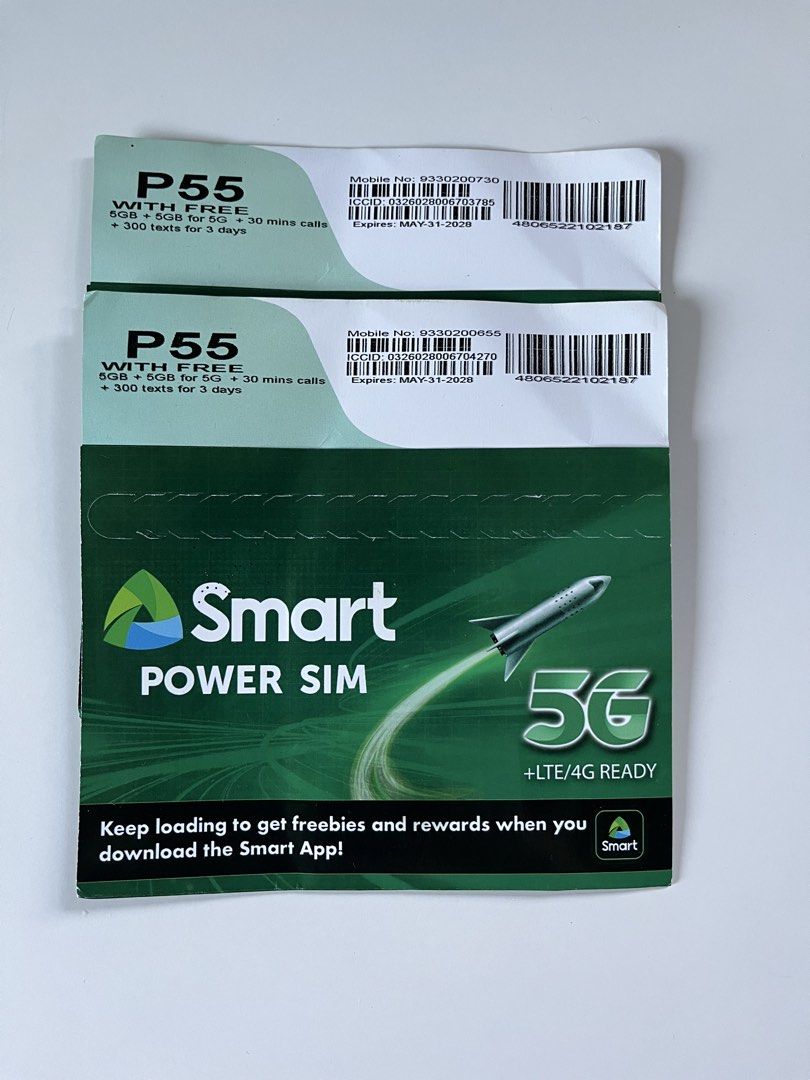 Smart vanity sim 0933 (Category: Sim Cards) located in Manila. Submitted by lulu.coco (Listing ID 1468171280, Image 1). Description: • Available nos: 0933 0200 730 0933 0200 655 • Expiry: May 31,2028 • 700 each • For shipping only. Add 50 within m.m, 100-120 outside m.m • Gcash or BDO payment.
