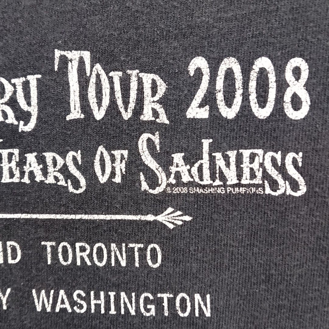Smashing Pumpkins 20th Anniversary (Category: Activewear) located in Davao. Submitted by outdatedfinds (Listing ID 1468176020, Image 3). Description: Smashing Pumpkins 20th Anniversary Tour 2008 cut tag size 18x26 750.