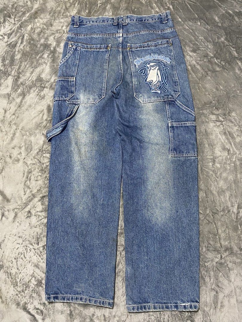 SNOOP DOGG carpenter pants (Category: Jeans) located in Iloilo. Submitted by s4int_1ceman (Listing ID 1468083185, Image 1). Description: Dimes: 33w 43l 13t 9h Issue: Random tag only also needs wash.