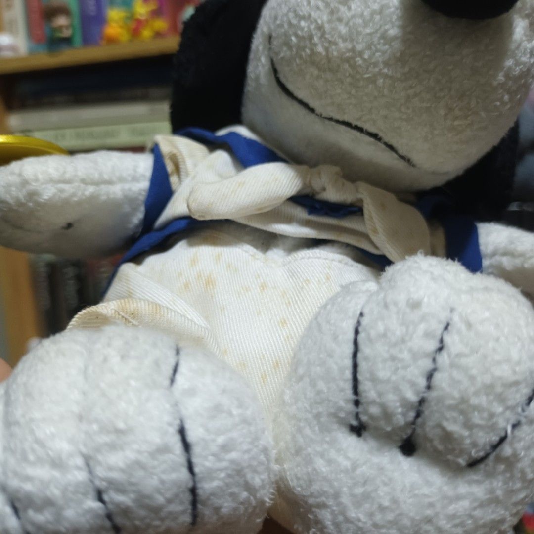Snoopy Sailor Mcdo (Category: Plushies & Soft Toys) located in Las Pinas. Submitted by rieries_shop (Listing ID 1468192496, Image 2). Description: - as is - just remove his clothes, the plush itself is in good condition - pm me for more info/pic - Mop: Gcash/Maya/Gotyme/Maribank.