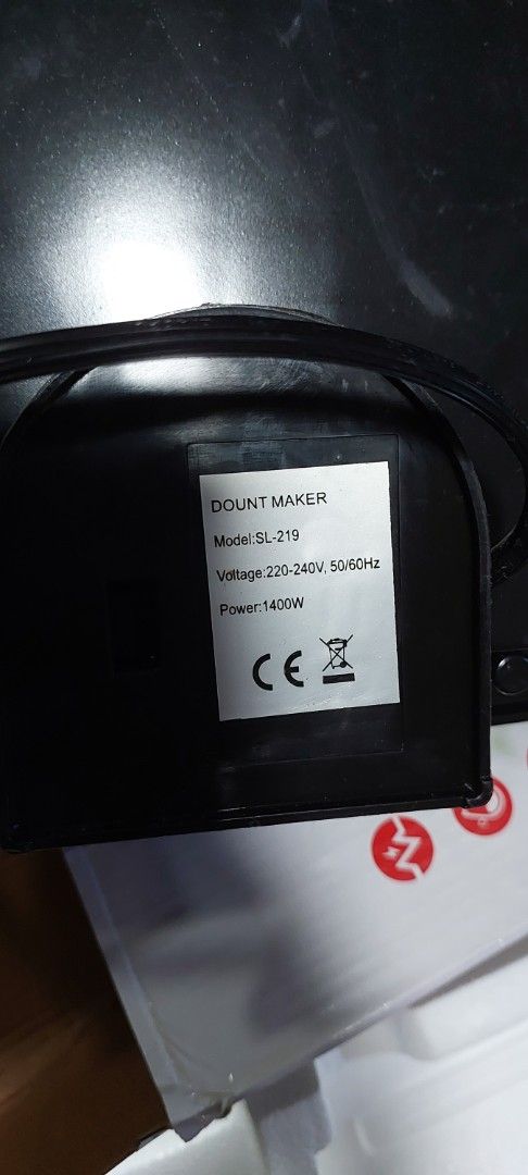 Sokany SL-219 16-Hole Donut Maker (Category: Breadmakers) located in Quezon City. Submitted by lisolette (Listing ID 1468088326, Image 3). Description: - Model: Sokany SL-219 Donut Maker (Black) - Capacity: Bakes 16 mini donuts at a time - Features: Top indicator lights for power and heating status - used once by my daughter for a school project, clean, working. - comes in its orig box packaging, bought from orange app for 1k bpi or lalamove. gca