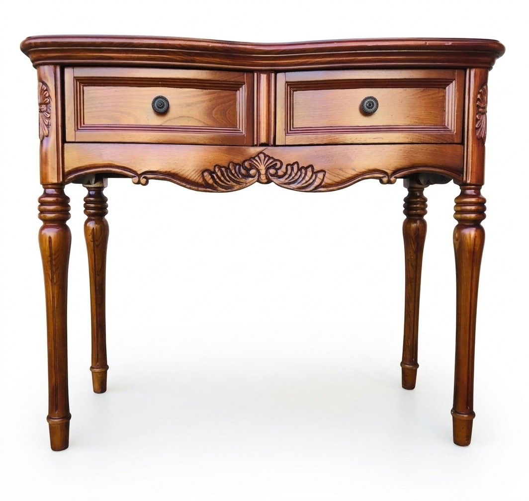 Solid wood console table (Category: TV Consoles) located in Bulacan. Submitted by duncayow (Listing ID 1468224710, Image 1). Description: .
