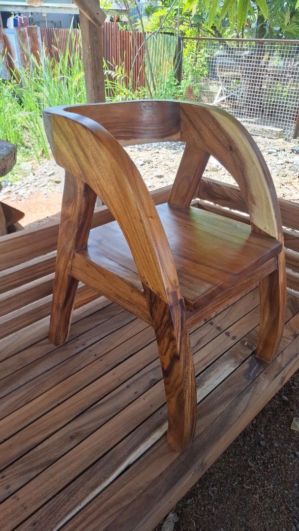 Solid Wood Live Edge Dining Table Set With Bench. Acacia Rustic industrial (Category: Tables & Sets) located in Quezon City. Submitted by sebastianjay22 (Listing ID 1468155309, Image 2). Description: - Custom-made solid wood dining set with stunning natural live edges - Rich wood grain finish featuring warm brown tones - Heavy, sturdy, and durable construction from natural timber - Includes a long dining table, matching long bench, and comfortabl