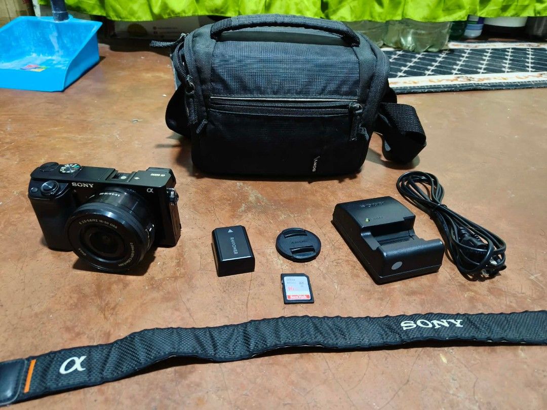 Sony a6000 with lens (Category: Cameras) located in Manila. Submitted by camera.matrix.ph (Listing ID 1468094674, Image 1). Description: Sony A6000 Mirrorless Camera Wifi with Lens 16-50mm OSS For Sale 23,000 23k Pesos 23,000 Sd card Lock - (Not Magnetic )Performs ok pa din. Hindi Lang nalolock Natutulak pag Sarado ng Battery door Reading Sd Card Normally Good Condition✅ No issue ✅ Fully Functional ✅ Camera Strap Sony Camera Bag Sd Card 16gb Batt