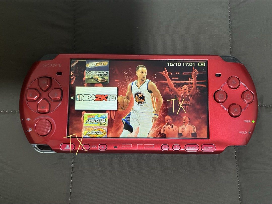 Sony PSP 3000 series 64GB (Category: PlayStation) located in Cainta. Submitted by taoxu (Listing ID 1468156559, Image 1). Description: - 3000 series (the latest version among all PSPs) - 95 games - charger - sony battery - 64gb microSDXC feel free to dm! can do meet-up: cainta or taft.
