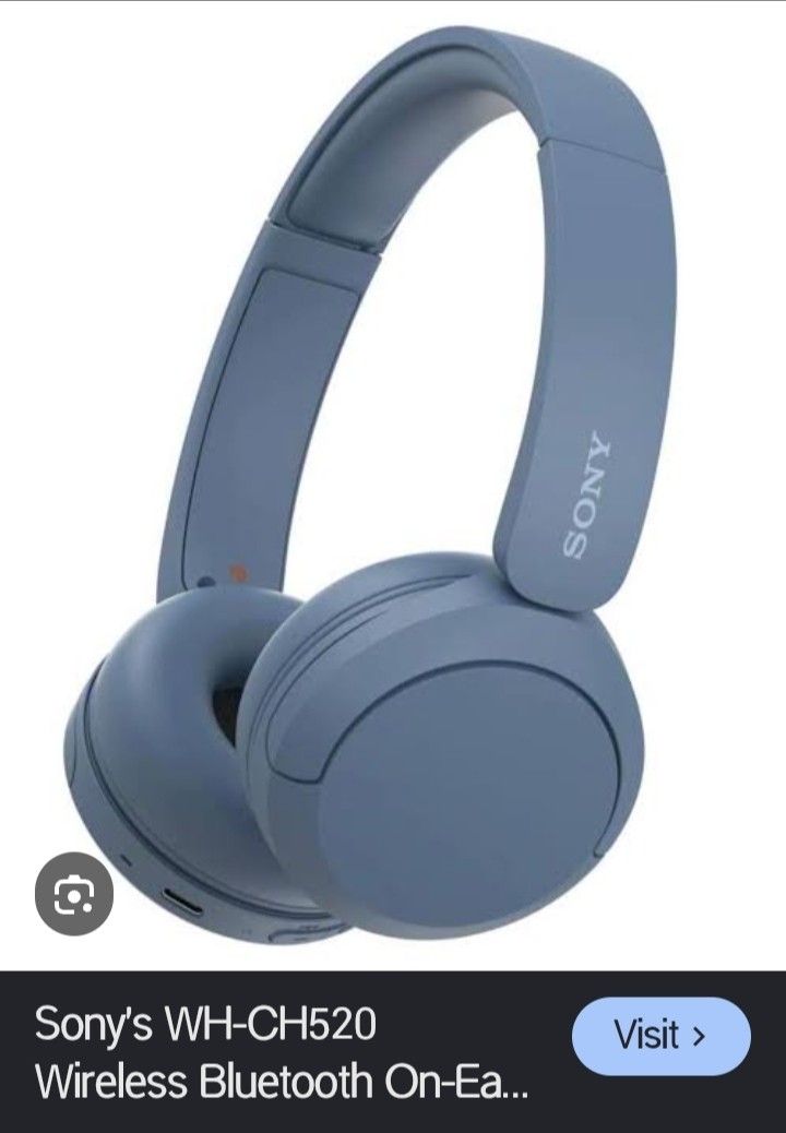 SONY WH-CH520 BLUETOOTH HEADPHONE (Category: Headphones & Headsets) located in Cabuyao City. Submitted by Bike_Clothing10 (Listing ID 1468106343, Image 1). Description: READ FIRST... FOR SALE: SONY WH-CH520 BLUETOOTH HEADPHONE Excellent Condition Looks New Loud Sound Very solid and superb quality sound Good Battery Life Legit PRICE: 2500 Free Shipping (J&T) PICK UP OR SHIPPING LOCATION: Cabuyao Laguna -NO COD/COP- DM📩.