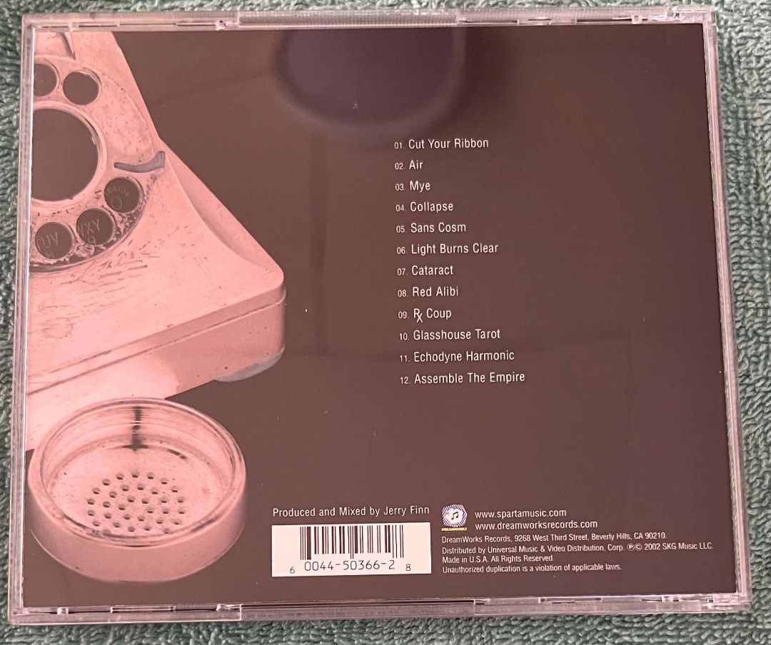 Sparta - Wiretap Scars (Category: CDs & DVDs) located in Cebu City. Submitted by g_roshamboo (Listing ID 1468115583, Image 3). Description: at the drive in.