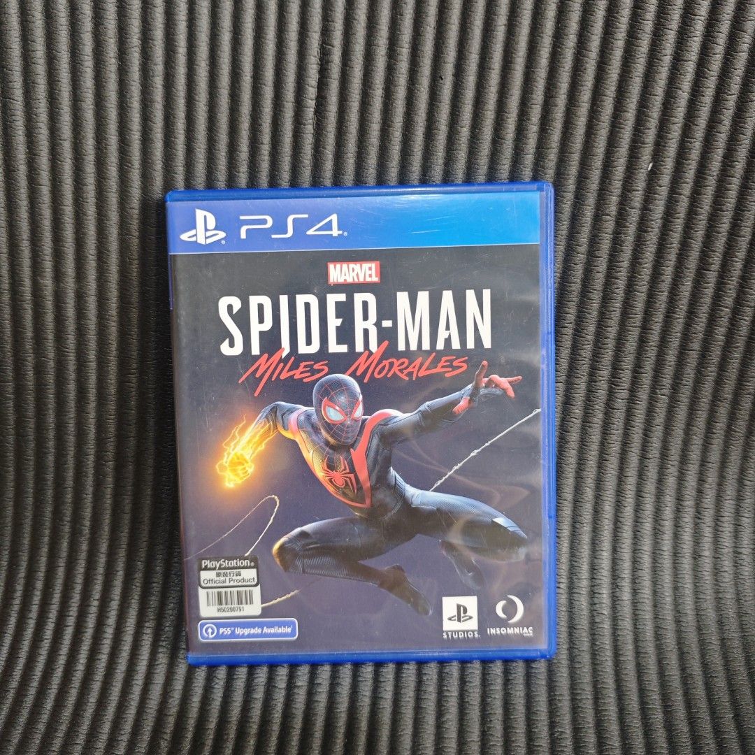 Spider Man Morales PS4 Game (R1) (Category: PlayStation) located in Quezon City. Submitted by shopme_gadget30 (Listing ID 1468125397, Image 1). Description: kindly read the details first for sale fixed price good condition tested and working with Case and disc game compatible to ps4 /ps5 console R1 Region qc area meet up: sm north shipping fee must shoulder by the buyer via lalamove or grab payment: bdo/gcash happy gaming everyone.