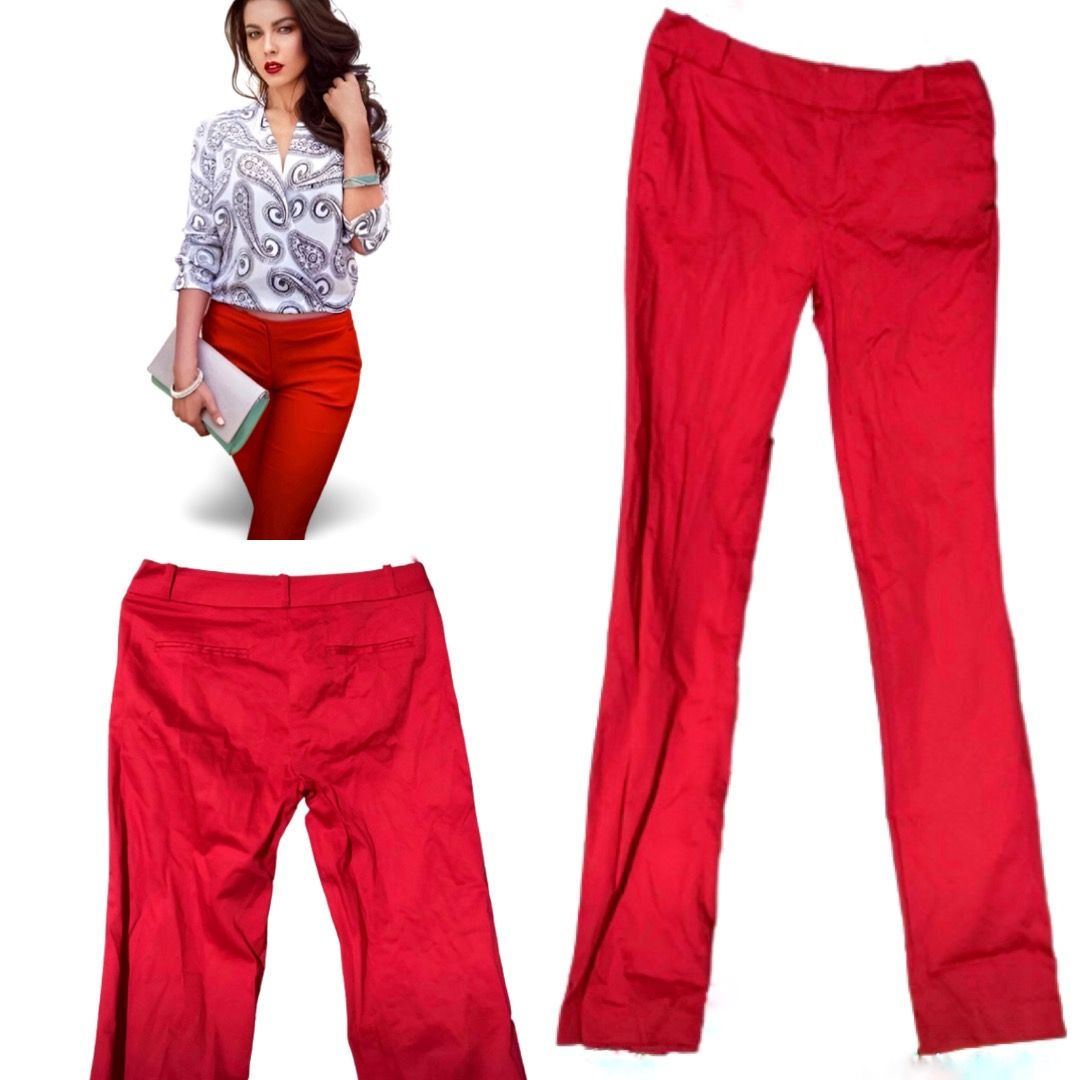 SPRINGFIELD RED SLIM PANTS 28 (Category: Other Bottoms) located in Marikina City. Submitted by minimalistmanila (Listing ID 1468150592, Image 3). Description: New imported Springfield red semi-slim pants. 28 waistline. Just needs ironing as kept in storage. Order now! #springfield #redpants .