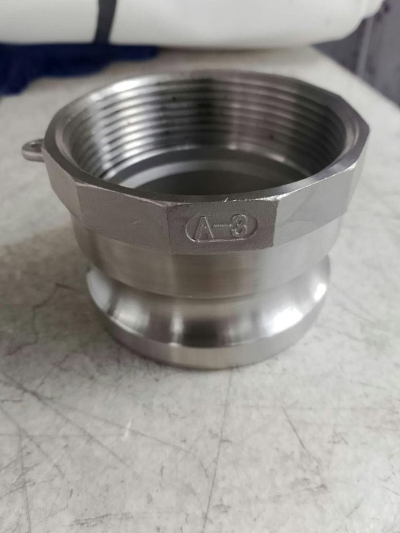 STAINLESS 316 CAMLOCK Specs: TYPE A 3" (Category: Everything Else Others) located in Manila. Submitted by joeyroque09 (Listing ID 1468110891, Image 1). Description: STAINLESS 316 CAMLOCK Specs: TYPE A 3".