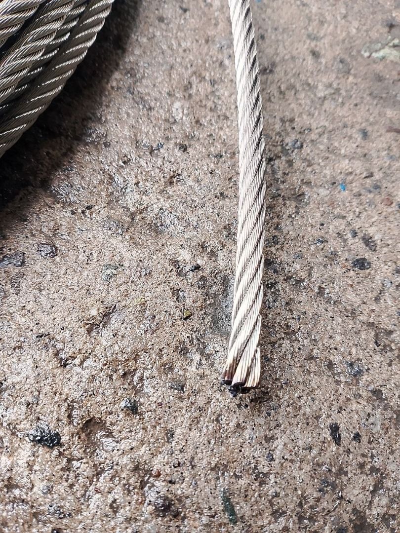 Stainless Wire Rope Size : 5mm ( SS304 ) (Category: Everything Else Others) located in Manila. Submitted by 09171479278_elsie. (Listing ID 1468095927, Image 2). Description: Stainless Wire Rope Size : 5mm ( SS304 ).