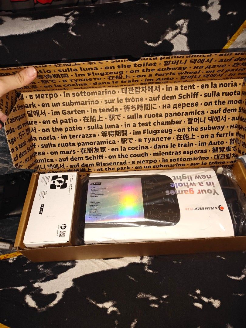 Steamdeck K Oled 512GB (Category: Others) located in Caloocan City. Submitted by kcgaminghub (Listing ID 1468239979, Image 2). Description: Steamdeck K Oled 512GB Good As New 8-10 Games Of Your Choice Complete W/ Box.