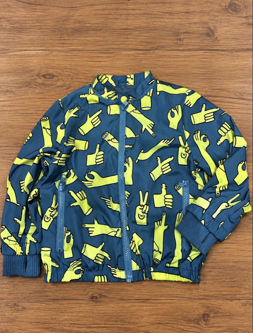 Stella McCartney Kids jacket 4 years old (Category: Babies & Kids Fashion) located in Taguig. Submitted by ommoommohome (Listing ID 1468174530, Image 1). Description: Like new with one issue: no hoodie. But the jacket is still in very good condition. And since the hoodie is detachable, the jacket works well without it. Fits up to 7 years old. With cozy sleeve thumb holes. Color rate: 10/10 Authentic. Gcash payment Pick up in BGC.